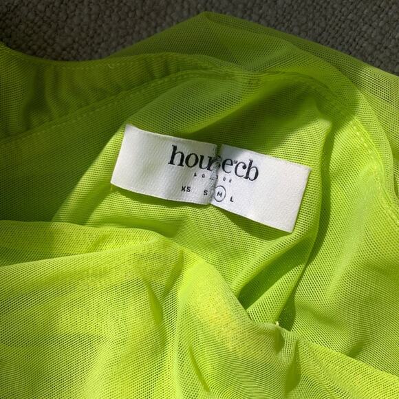 House of CB Lime Asymmetrical Dress - Picture 12 of 15